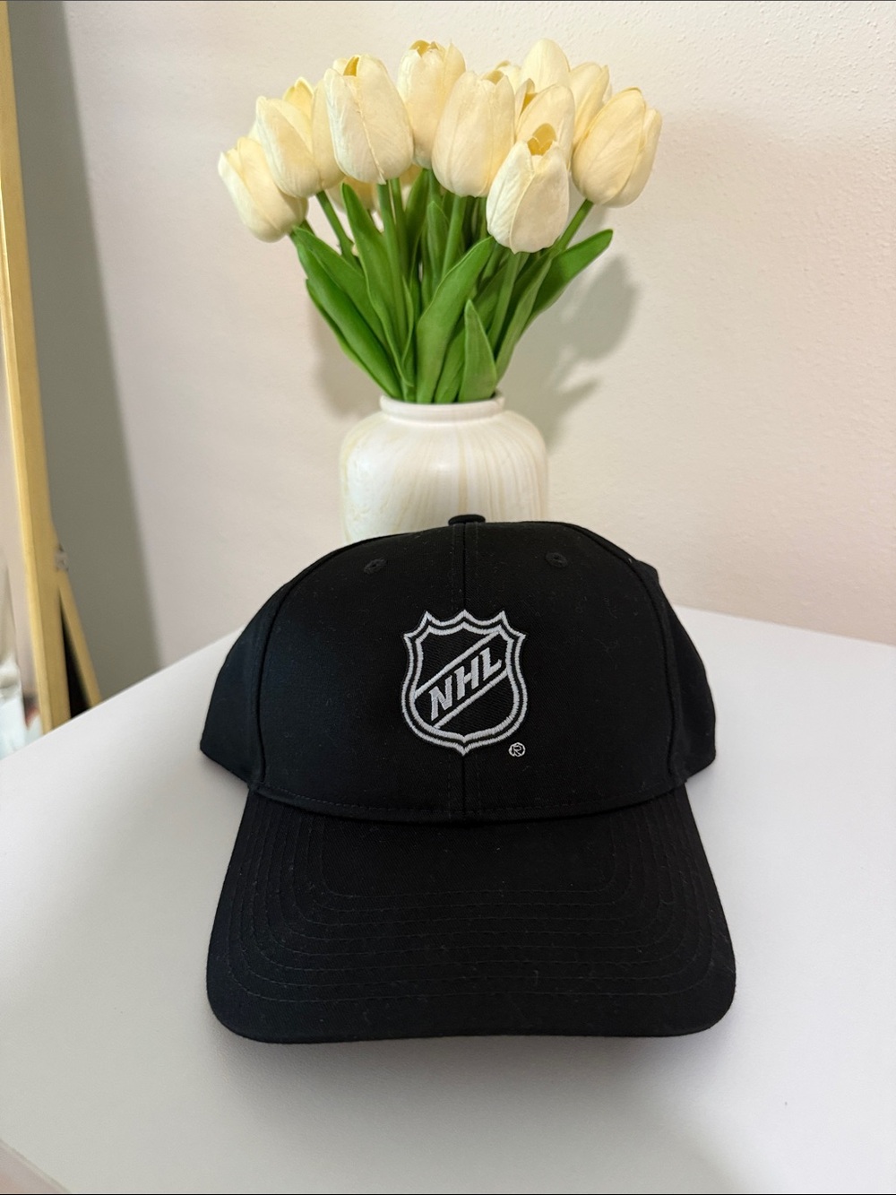 NHL Black Logo Cap